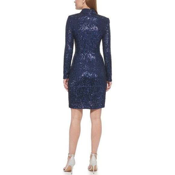 Vince Camuto Womens Sequined Cocktail Dress Size 2 - Picture 2 of 15